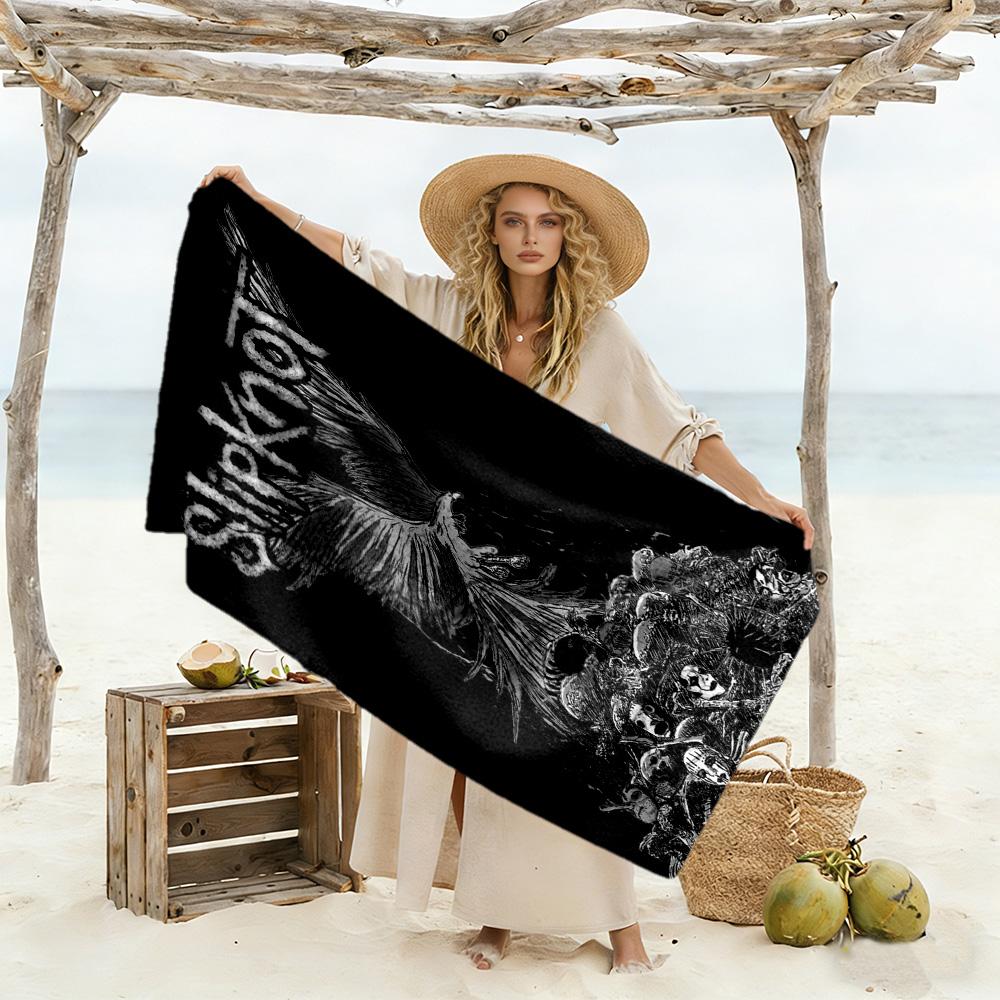 Slipknot soft beach towel Portable changing privacy cover Fashion Lovers Perfect Gift for Valentine's Wedding Birthday