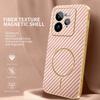 For Realme GT 7 Pro 5G Phone Case Carbon Fiber Textured Electroplated TPU Back Cover