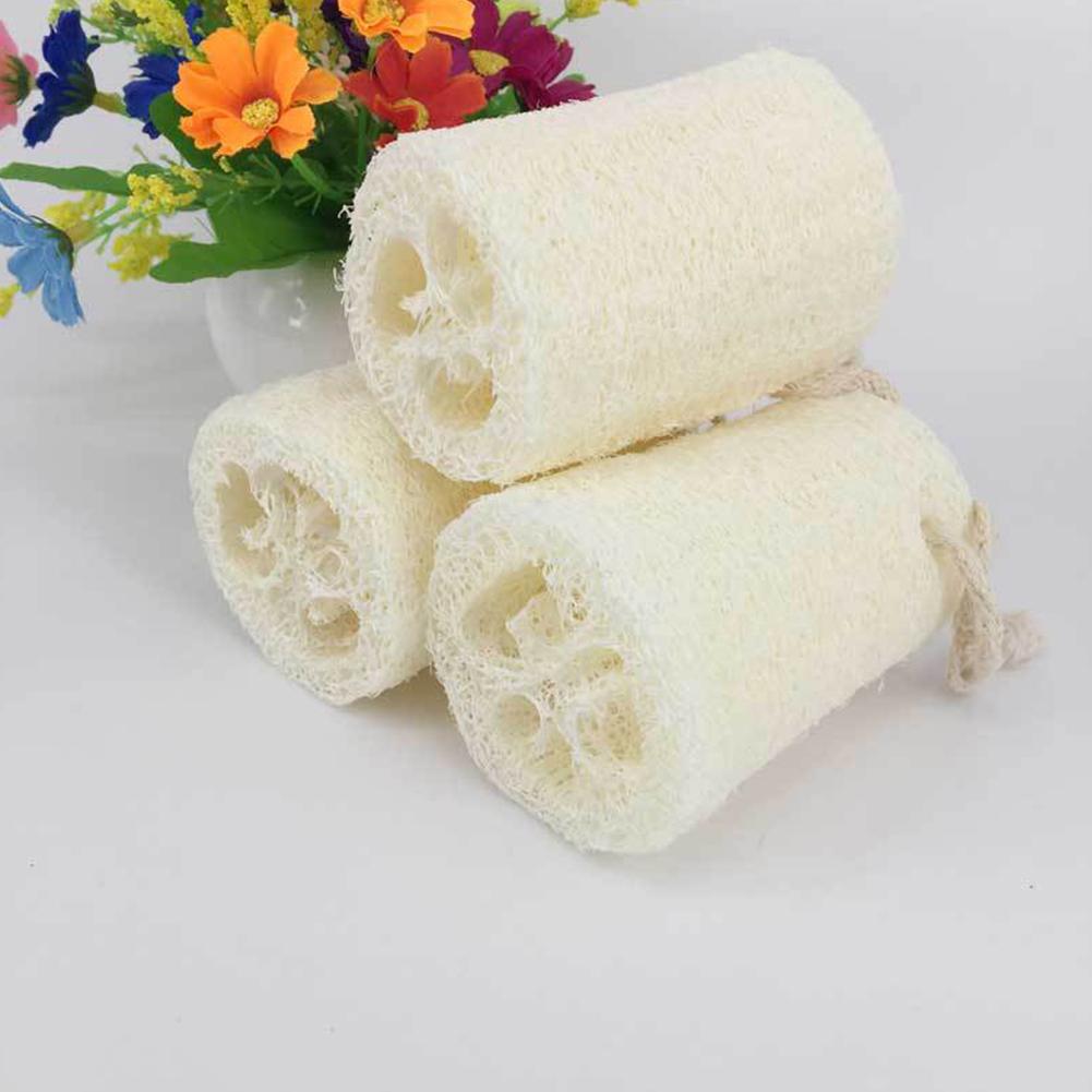 Natural Loofah Body Scrub Sponge Bath Rub Dishes Cleaning Exfoliating Scrubber Tool