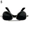 Mini Plush Doll Accessories Cute Heart Frame Plush Doll Eyeglasses For 10cm Dolls Glasses Clothes