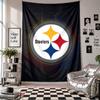 Настенный гобелен Pittsburgh Steelers Домашний декор Настенное тканевое панно для спальни Гостиной Фон
