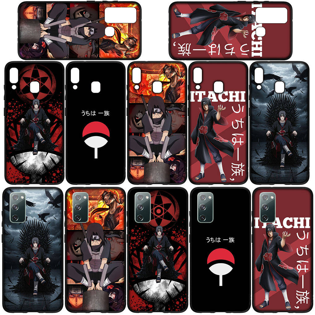 Case for iPhone 17 15 16 Plus Xiaomi Poco X7 X6 F8 F7 M8 C85 C75 C71 Redmi Note 14 12 11 13 Pro Max A4 14C 13C 15C Narutos Itachi Uchiha Sasuke Cover