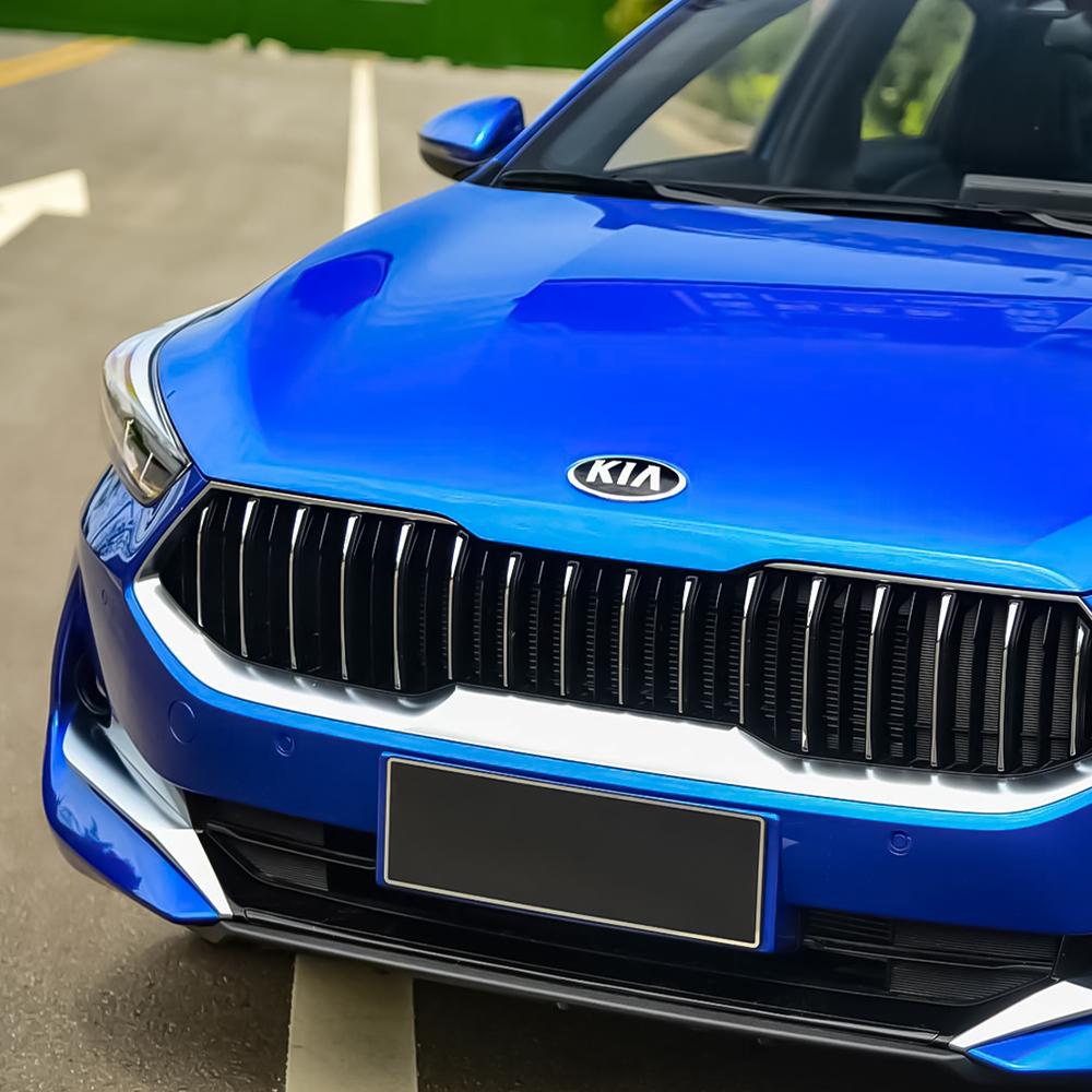 AAAGR1 1pcs 3D ABS Car Front Hood Logo Emblem Badge Sticker For KIA K2 K3 K5 K7 EV6 KX3 Soul Seltos Sportage Cerato Optima Sorento