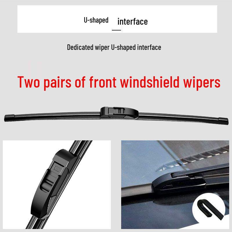 Premium Frameless Wiper Blades for Great Wall M2 - Compatible with Front Windows of Both New and Old Models
