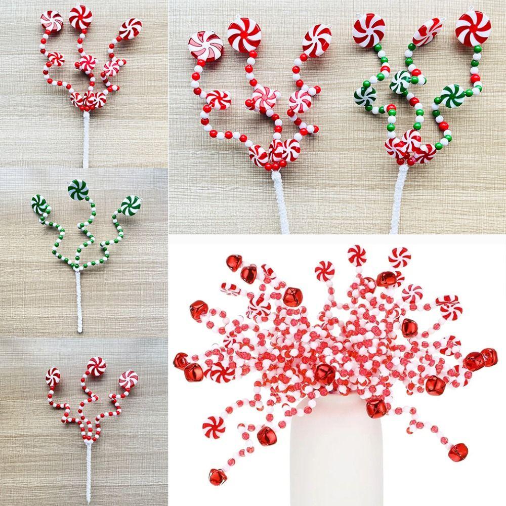 Wedding Bouquet Christmas Candy Cane Bifurcation Lollipop Christmas Tree Decor Home Decor
