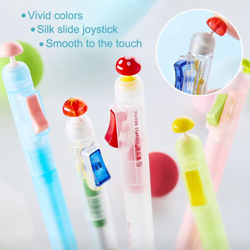 Relax Switch Pen For Exam Prep - Fidget Clicker Gel Pen 0.5Mm Smooth Writing, Anti-Anxiety Study Tool For School Students Office