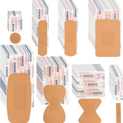 100 шт. Водонепроницаемый пластырь для ран первой помощи, медицинский антибактериальный лейкопластырь для дома, путешествий, аптечки первой помощи, наборы для экстренных случаев