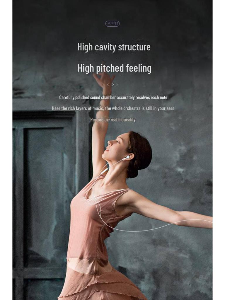 PISEN 3,5 мм стереонаушники-вкладыши, совместимые с устройствами Android и Apple
