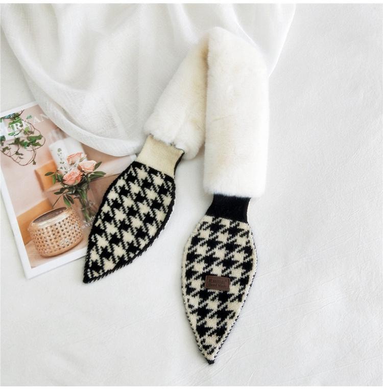 Новый шарф женский прекрасный осенне-зимний открытый теплый холодостойкий шарф защита шеи шерстяной воротник