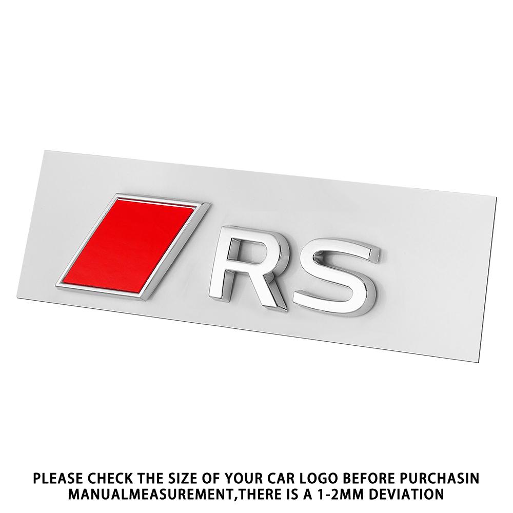 Car Trunk Emblem Badge Sticker Decor Auto Accessories For Audi A3 A4 A5 A6 A7 A8 RS Sline S Quattro Q3 Q5 Q4 Q6 Q7 Q8 S3 S5 S4