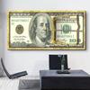 Piktori Money Trap Golden Clip Modern Funny Wall Art Canvas Paintings Art Pop Posters and Prints for Living Room Home Decoration Pictures