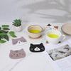 1pc Cat Coasters, Silicone Cute Coasters Easy To Clean, Fun Coaster Non Slip Hot Pads for Drinks, Coffee Table Dinning Room Decorations for Cat Lovers