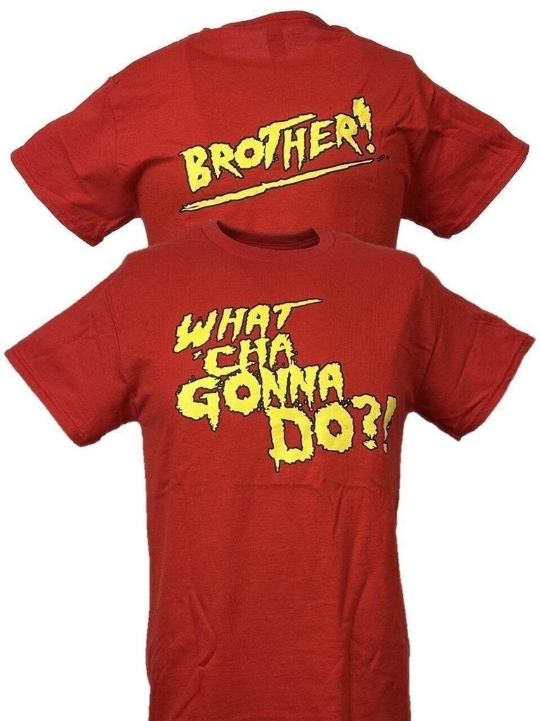 Hulk Hogan Whatcha Gonna Do Brother Red Tshirt