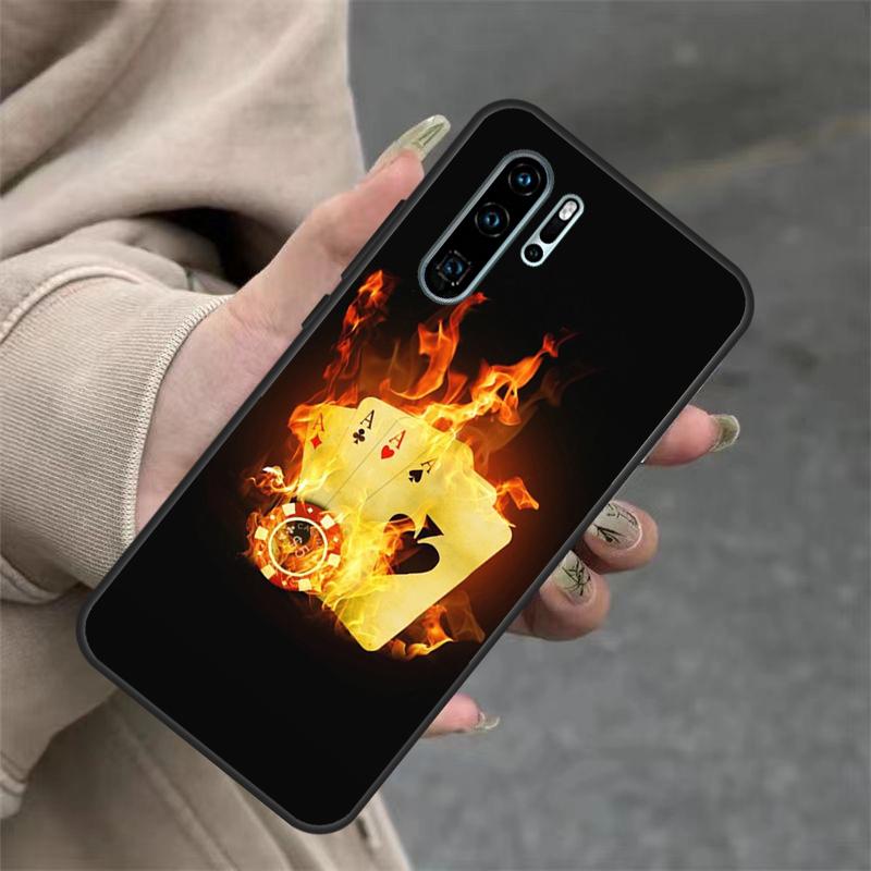Коробочка для покера в казино Лас-Вегаса для Huawei Nova 3i 7i 8i 11i Y60 Y70 Y90 Y61 Y91 10 9 SE 11 Pro P20 P40 P30 Lite Чехол