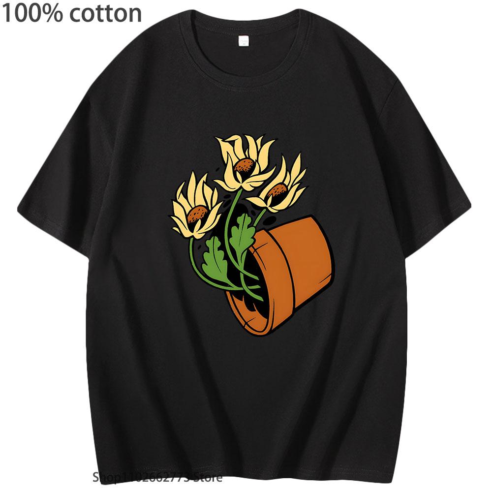 Футболки De La Soul Is Dead Футболка High Street Мода Женская футболка 100% хлопок Летние футболки Мужская одежда Мягкий K-pop