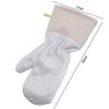 2 Pairs Extended Dish Washing Gloves Thickened Housekeeping Gloves Silver Wire Gloves  Pot Scrubbing