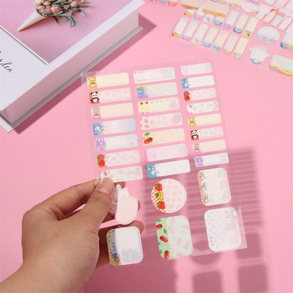 140Pcs Cartoon Cute Tag Name Stickers Handwritten and Self-adhesive Cup Water Glass Bottle Waterproof Mark Sticker for Kids