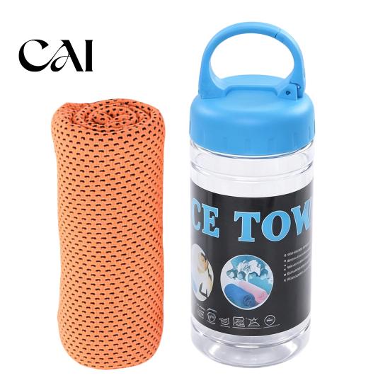 Evaporative Cooling Gear Towel for Neck And Face, 90cmx30cm Quick Dry Ice Towel, Breathable Summer Heat Relief Wrap Sports Workout Recovery
