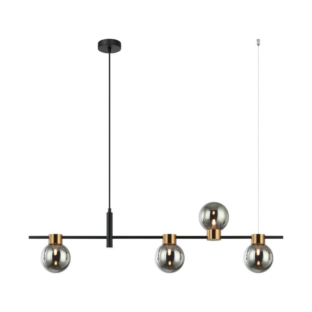 Lampa wisząca BLETTER PND-5225-4-BK-SG Italux