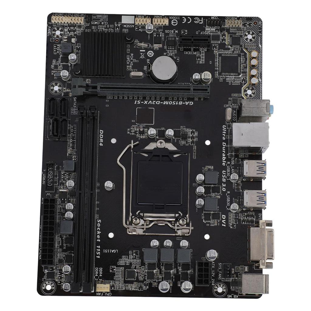 Double DDR4 memory LGA 1151 CPU Realtek ALC887 sound DVI PCIE power Realtek Gigabit Ethernet motherboard, slot, 8-channel chip, output, 3.0, 5-phase