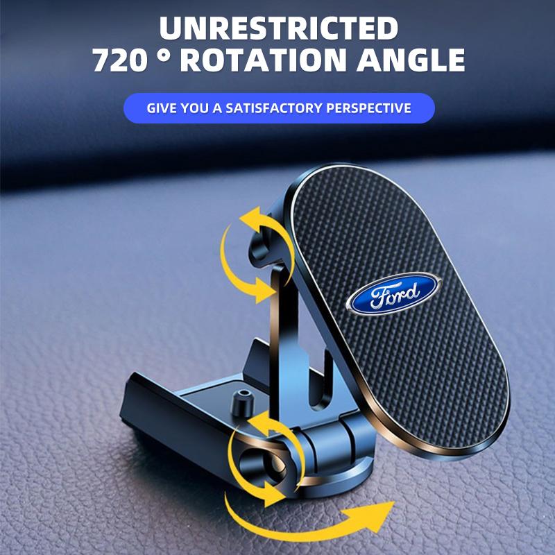 1pcs Folding Magnetic Car Holder 360 Degree Rotatable Mobile Phone Bracket For Ford Mondeo MK1 MK2 MK3 MK4 MK5