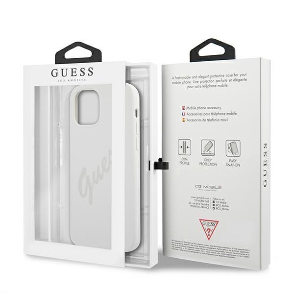 Guess Guhcp12Llsvscr Iphone 12 Pro Max6,7 Kremowy/Cream Hardcase Script Vintage