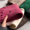 Solid Color Imitation Cashmere Scarf For Women Suitable For Winter Suitable For Couples Dual Use Warm Long Thick