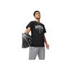 Li Ning Reflective Basketball T-Shirt With Moisture Wicking Men Tops Black ATST547-3