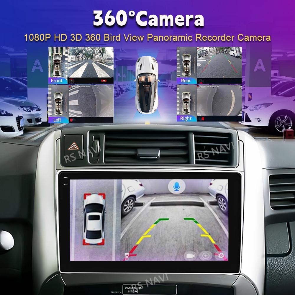 Android 16 pour Toyota Verso 2010 2011 2012 2013 2014 2015 2016 Carplay Auto Stéréo Vidéo BT Vidéo Autoradio Contrôle par application WIFI+4G