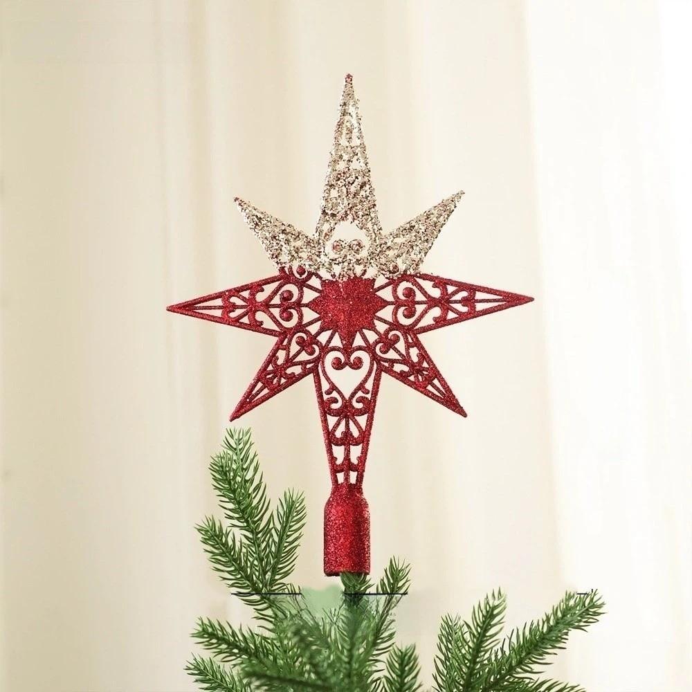 Reindeer Snowflake Christmas Tree Ornaments Star Xmas Pendant Ornaments Holiday