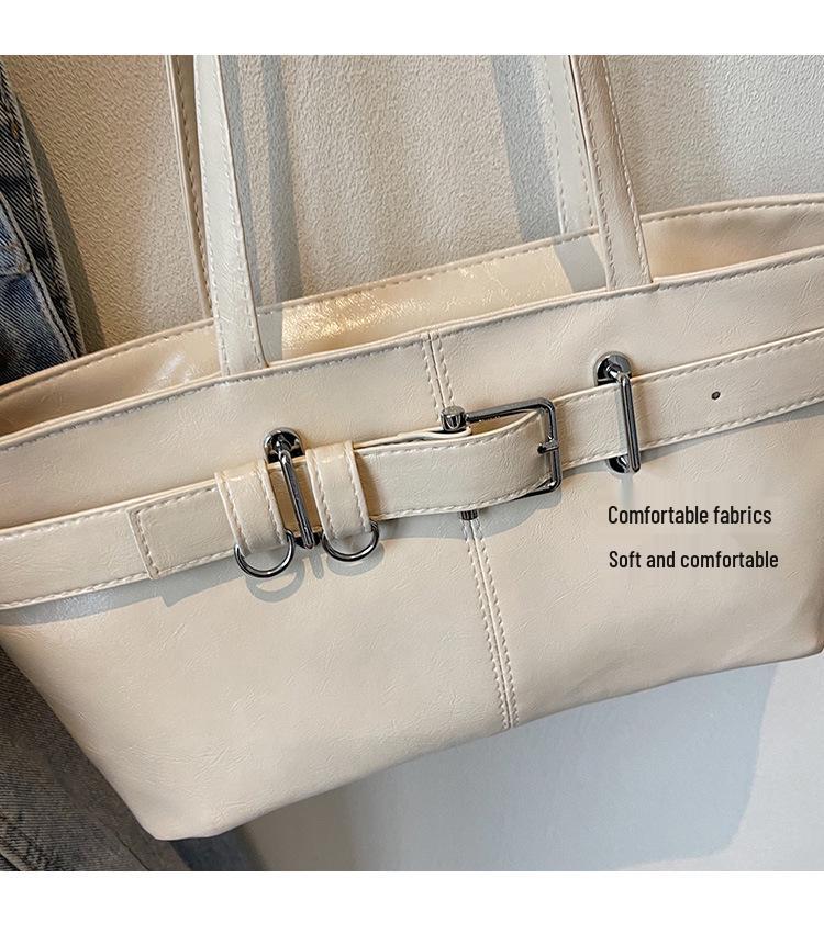 Женская ретро-сумка-тоут большой вместимости - Осень/Зима 2025 Универсальная сумка на плечо и подмышку для моды и поездок на работу