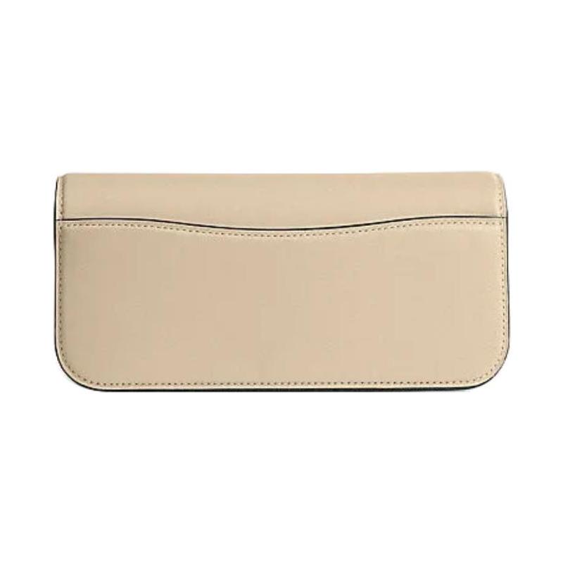 COACH IDOL 23 simple magnetic buckle opening and closing chain cow leather hand-held crossbody shoulder bag medium size women's ivory