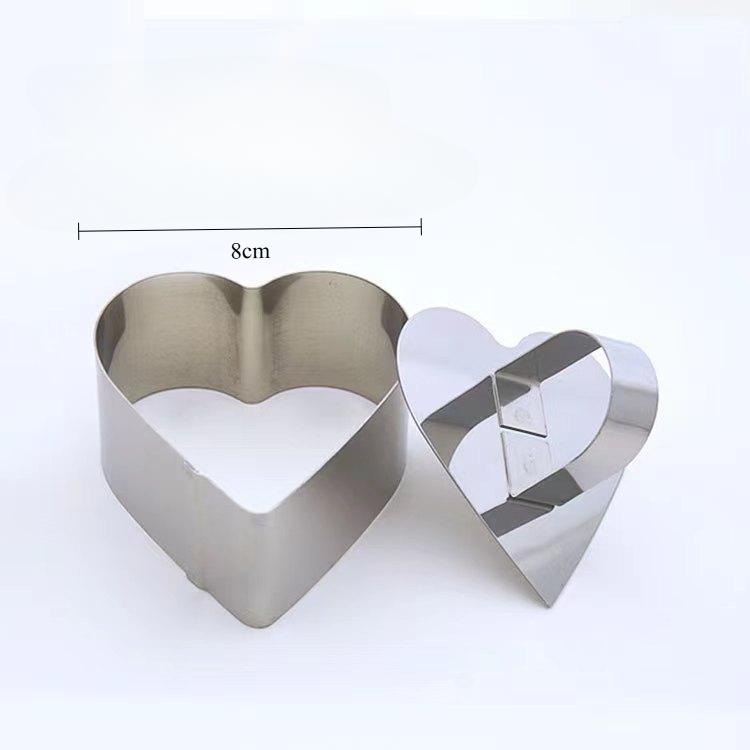 Форма для мусса из нержавеющей стали, инструменты для выпечки, кухонная утварь, формы для торта, инструменты для украшения кексов, салатов, десертов, тортов