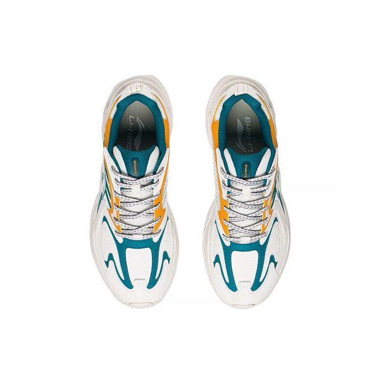 Кроссовки мужские Li Ning Qixing Trend Rebound Low-Top Running Shoes White Green ARLS023-4