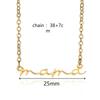 Mama Letters Pendant Necklace For Women Gold Color Stainless Steel Clavicle Chain Choker Female Fashion Jewelry Mom Gifts
