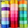 Fashion Luxury 25Yards/Roll 1cm 2cm 4cm 5cm 8cm Handwork Silk Satin Bow For Crafts 1cm DIY Christmas 5cm Gifts Wrapping Supplies