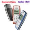 Восстановленный оригинальный мобильный телефон Nokia 1100 с 1 SIM-картой