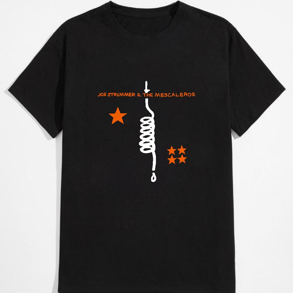 Joe strummer the mescaleros streetcore tshirt black cotton all sizes