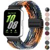 Для Redmi Watch 6/5/4 XiaoMi Mi Band 8 Pro Магнитный плетеный нейлоновый ремешок с быстросъемными креплениями, регулируемый, дышащий, спортивный браслет