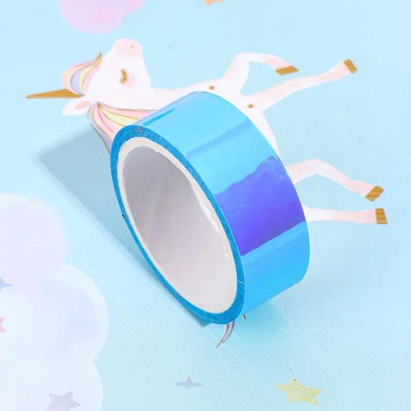 Набор липкой ленты васи с лазерным блеском — съемный и многоразовый клей для скрапбукинга и поделок