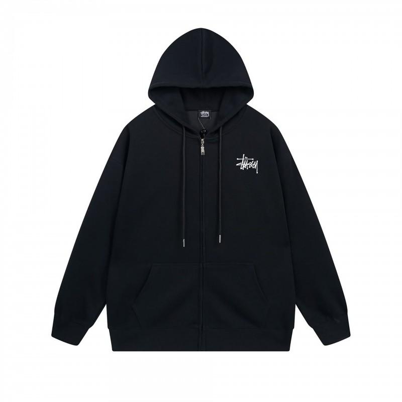 Mens Oversized Zip-Up Hooded Sweatshirt Casual Streetwear Cotton Pullover Fall