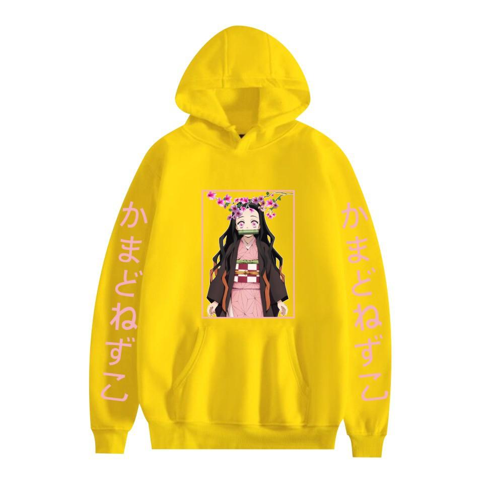 Толстовки Kimetsu No Yaiba Demon Slayer с принтом в стиле аниме Kamado Nezuko Harajuku Hoodie Unisex Y2k Clothing Sudadera