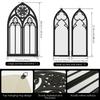 8 Styles Gothic Mirrors Wall Decor Vintage Cathedral Arch Frame Mirror Home Decorative Mirror Bedroom Art Wall Decoration