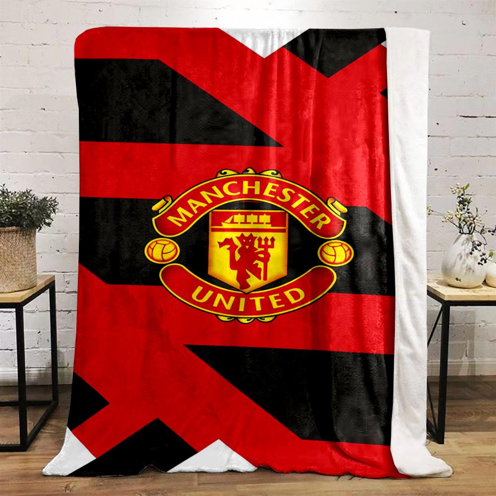 Manchester United Designed Flannel blanket for bedroom, living room, sofa, and nap