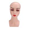 Mannequin Head Waterproof Stable Female Bald Mannequin Head for Displaying Wig Jewelry Hat