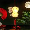 Cartoon Mid-Autumn Festival Lanterns Rabbit Traditional Festival Hanging Lamps LED Handmade Material Package Hand Lantern