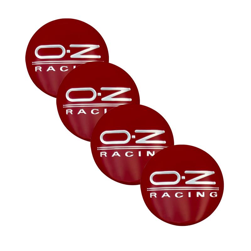 4 шт. 56 мм Алюминиевые колпачки на центр колеса с логотипом OZ Racing, эмблема для диска, наклейка, аксессуары для тюнинга автомобиля