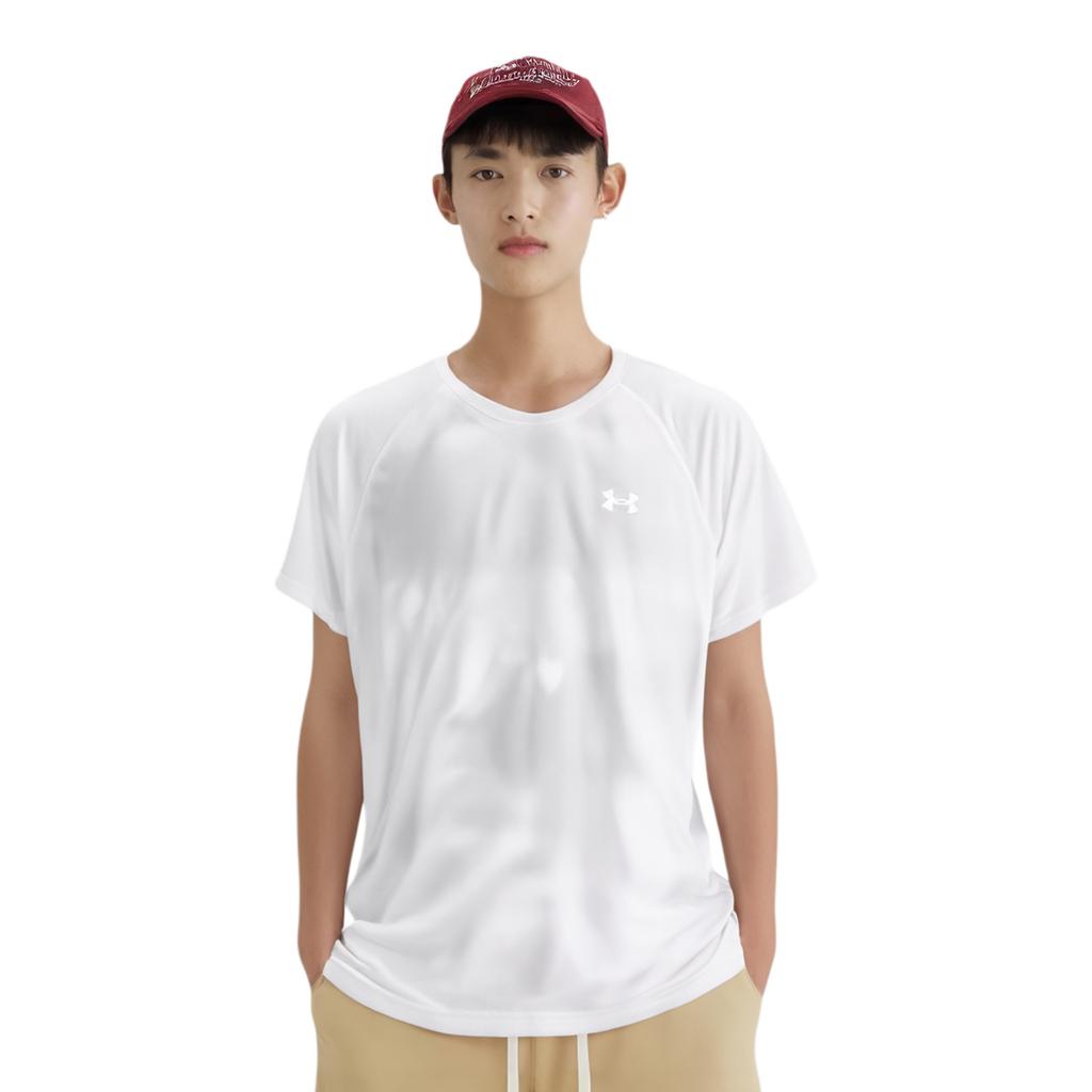 Under Armour Футболка с коротким рукавом и круглым вырезом Iso-Chill Series Tie-Dye Print, мужские топы, белая 1377882-100