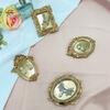 Элегантный лоток для демонстрации ювелирных изделий, европейский винтажный поднос, изысканная резная блюдце для колец с золотой или белой отделкой, декоративный органайзер для туалетного столика