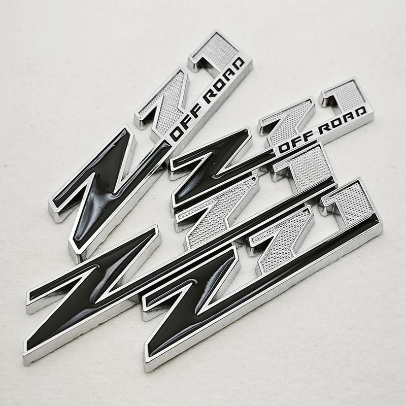 3D Metal Car Styling Logo Z71 OFFRoad Grille Badge Sticker Emblem For Chevrolet Silverado Equinox Colorado Blazer Traverse Tahoe